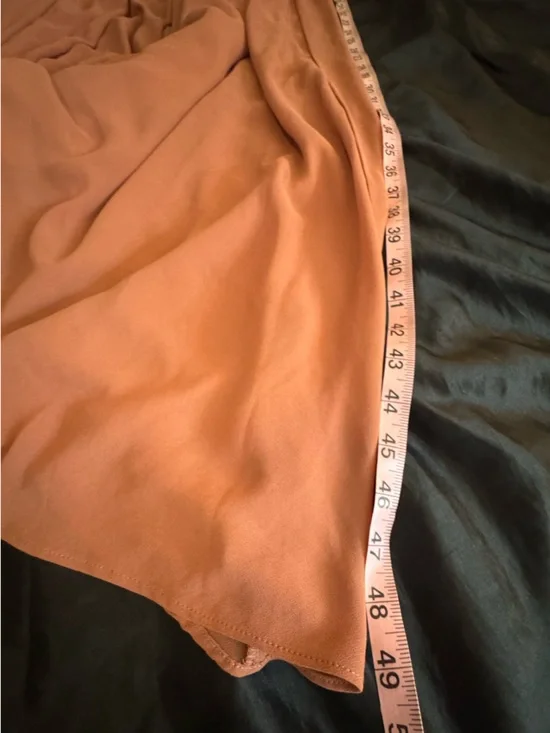 Lulu’s Dusty Rose Dance The Night Away Maxi Dress Formal Bridesmaid Deep V Gown - Picture 11 of 11